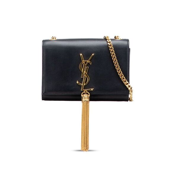 Saint Laurent Kate Tassel Monogram Leather Shoulder Bag - Picture 1 of 10